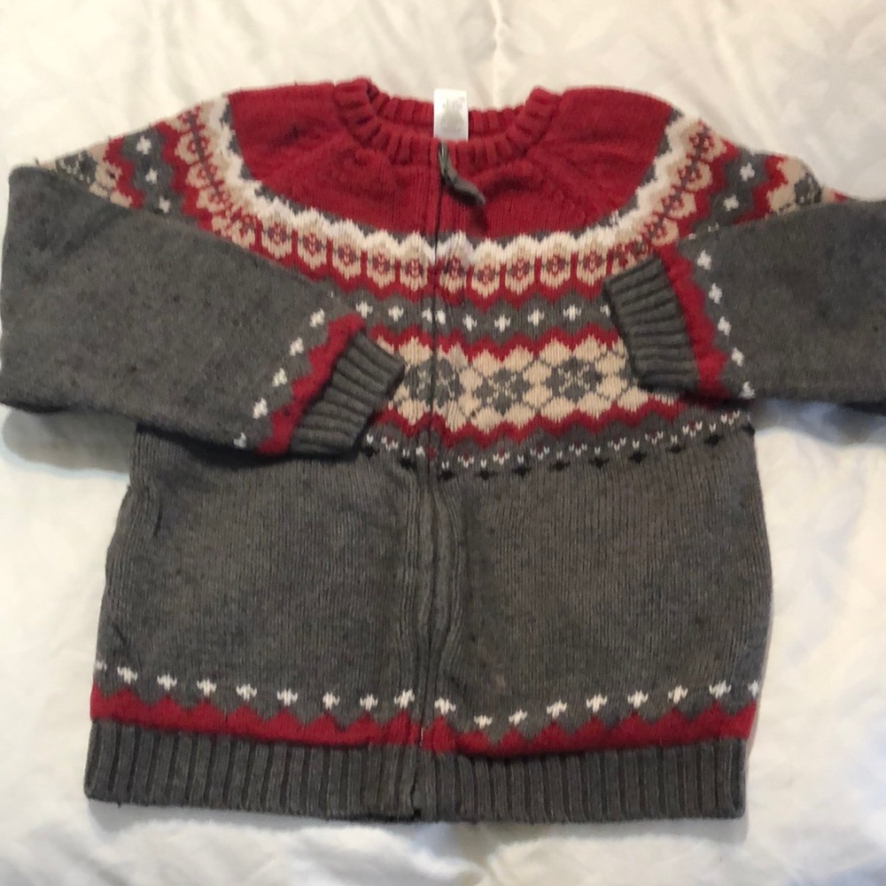 Janie and Jack zippered sweater